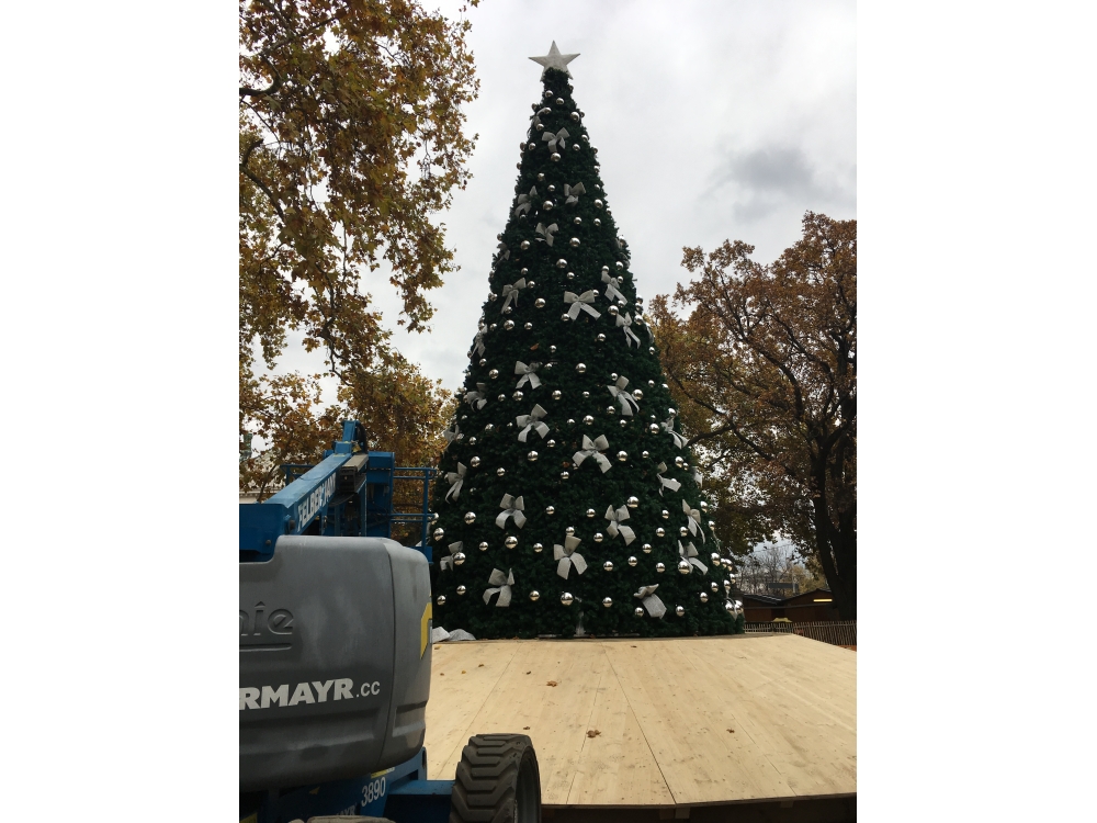 Wiener Eistraum 2017 Weihnachtsbaum
