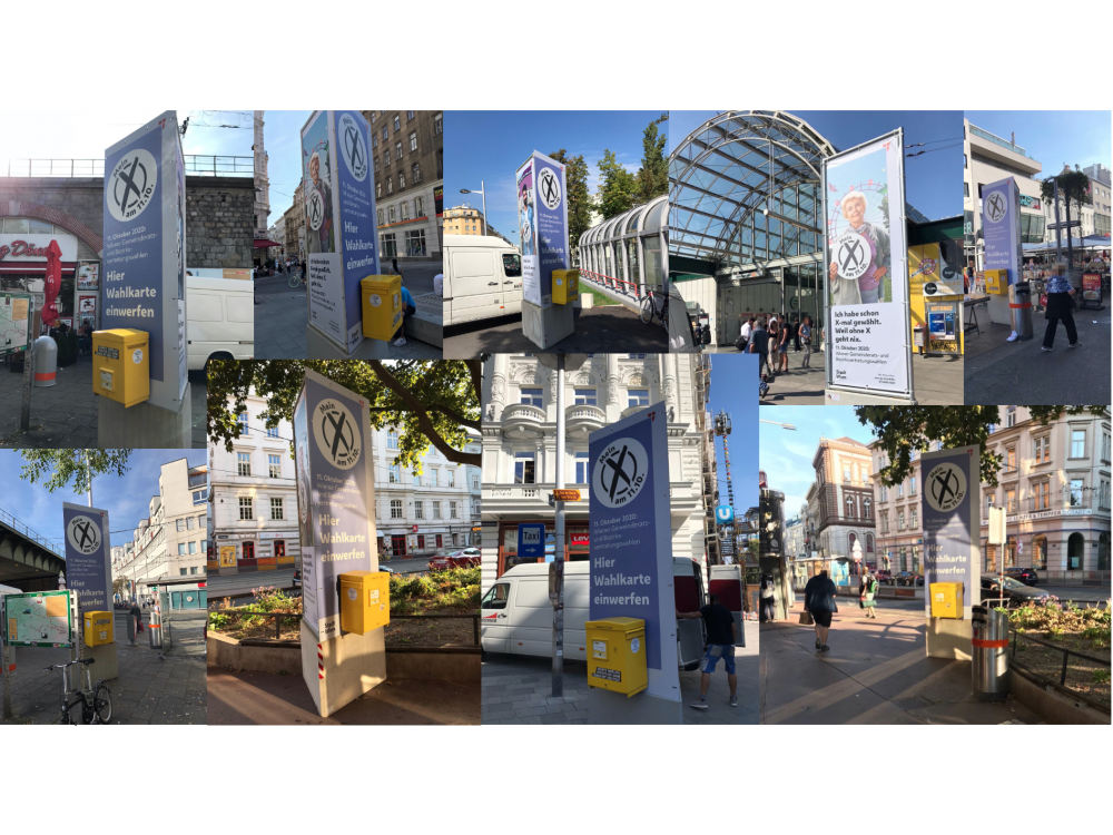 Wien Wahl - Wahlkästchen